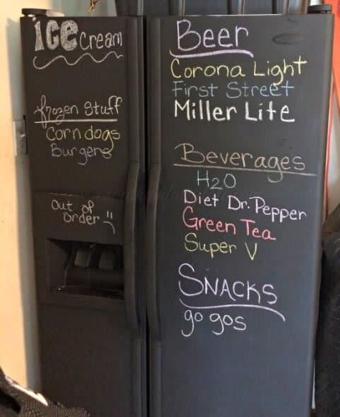 A sample of chalkboard fridge #1