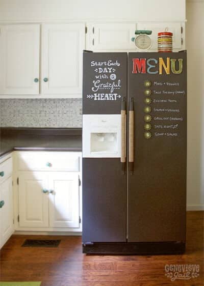 A sample of chalkboard fridge #2