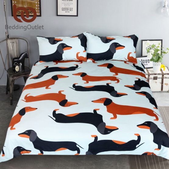 Dachshund Duvet Cover