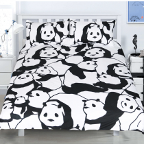 Cute Panda Duvet Cover