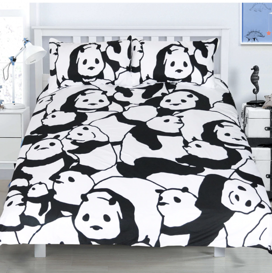 Cute Panda Duvet Cover