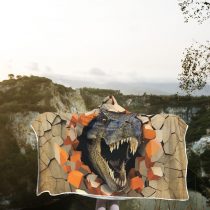 Break out Dinosaur Blanket Hoodie