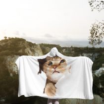 Break out Cat Blanket Hoodie