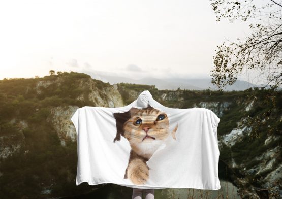 Break out Cat Blanket Hoodie