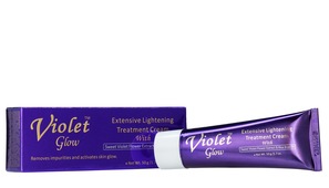 Violet Glow Extensive Lightening Treatment Cream(Tube) 1.7 oz / 50ml