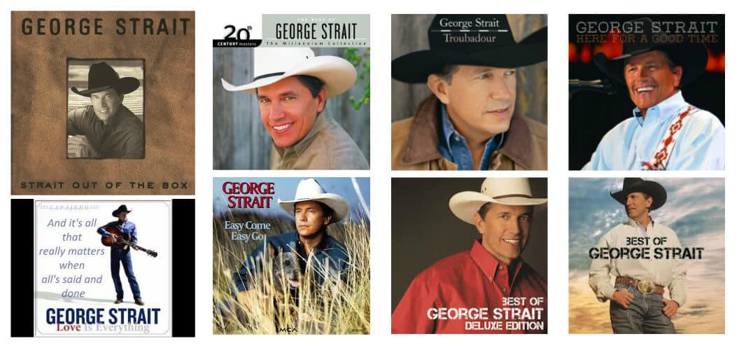 George Strait album covers