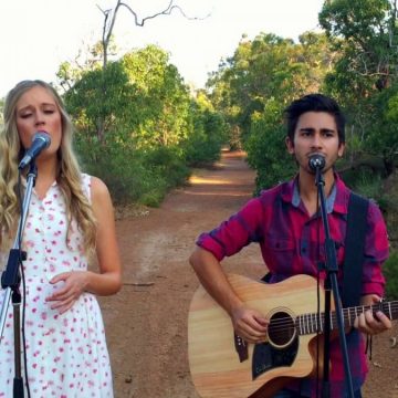 Two teens cover Take Me Home, Country Road